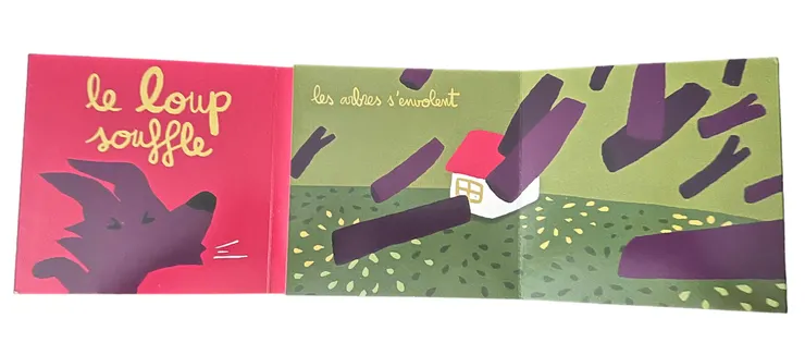 看到了房子，大野狼再吹～～～～～