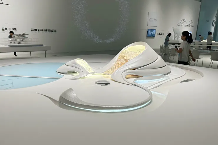 哈尔滨文化大剧院：展示模型