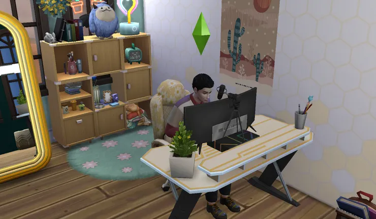 後面的櫃子好好看唷~