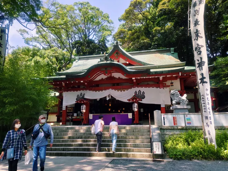 #來宮神社「本殿」。