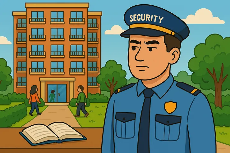 AI示意圖：像警衛那樣保持警覺