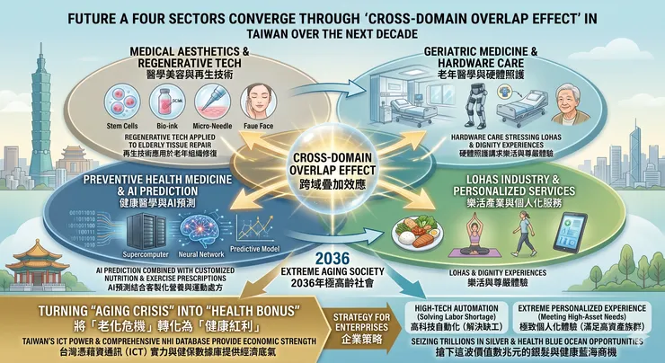 你的健康就是未來的財富：2036年『不老台灣』帶來的四大黃金商機」