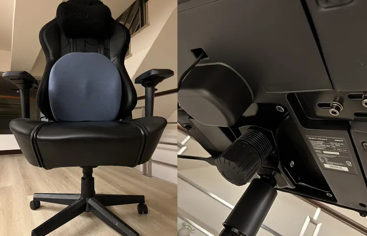 OSIM電競椅向右傾斜