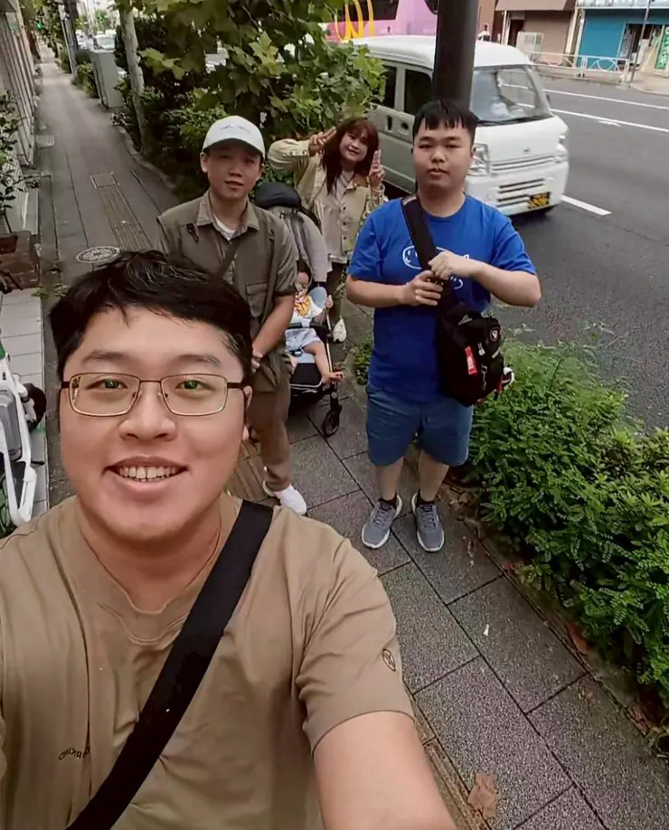 出發前的團隊合拍👍