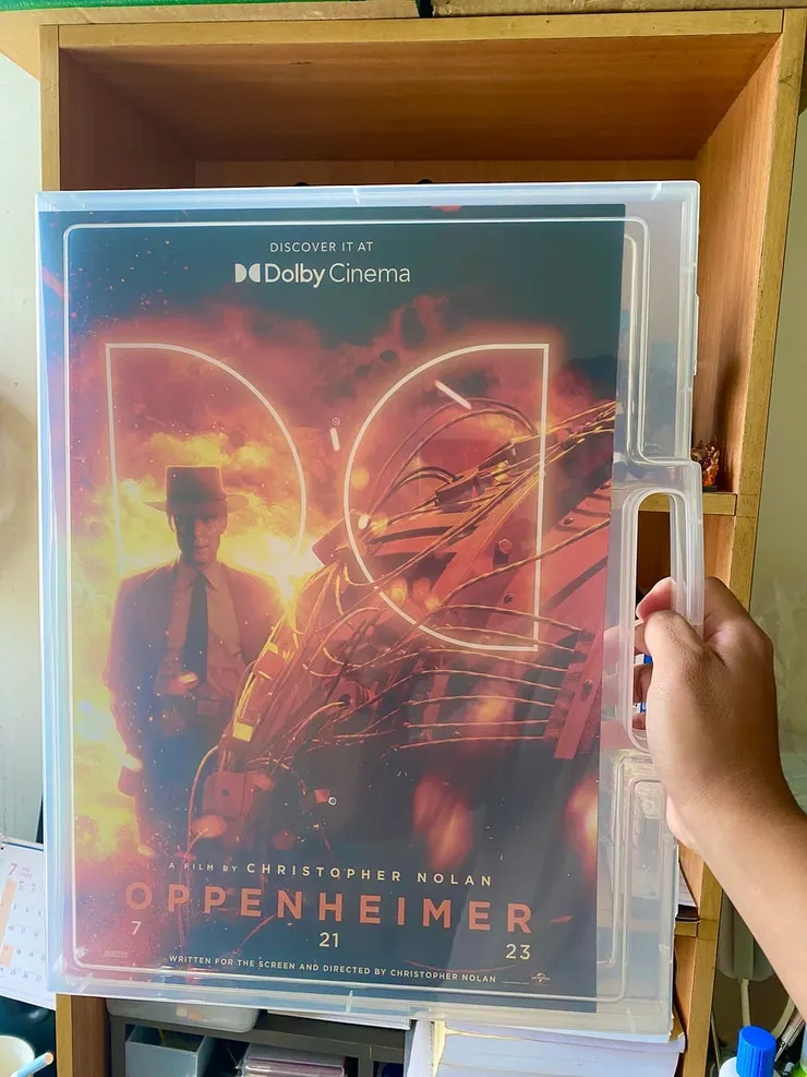 大創 A3海報收納盒