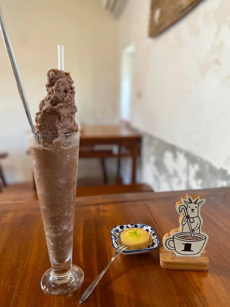 這冰沙上桌嚇到我了