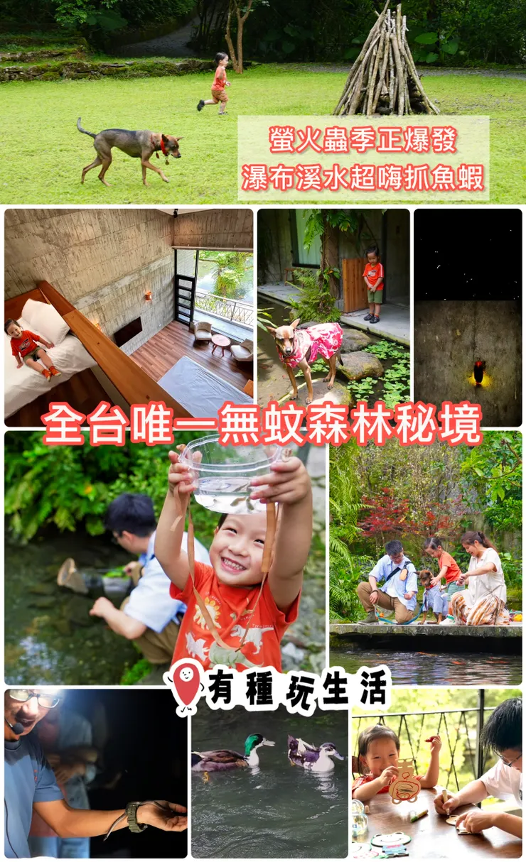 超豐富的生態休閒農場，蹦比米豆好開心！