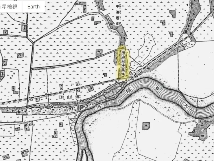 海山口停車場(1985台北附近地形圖)