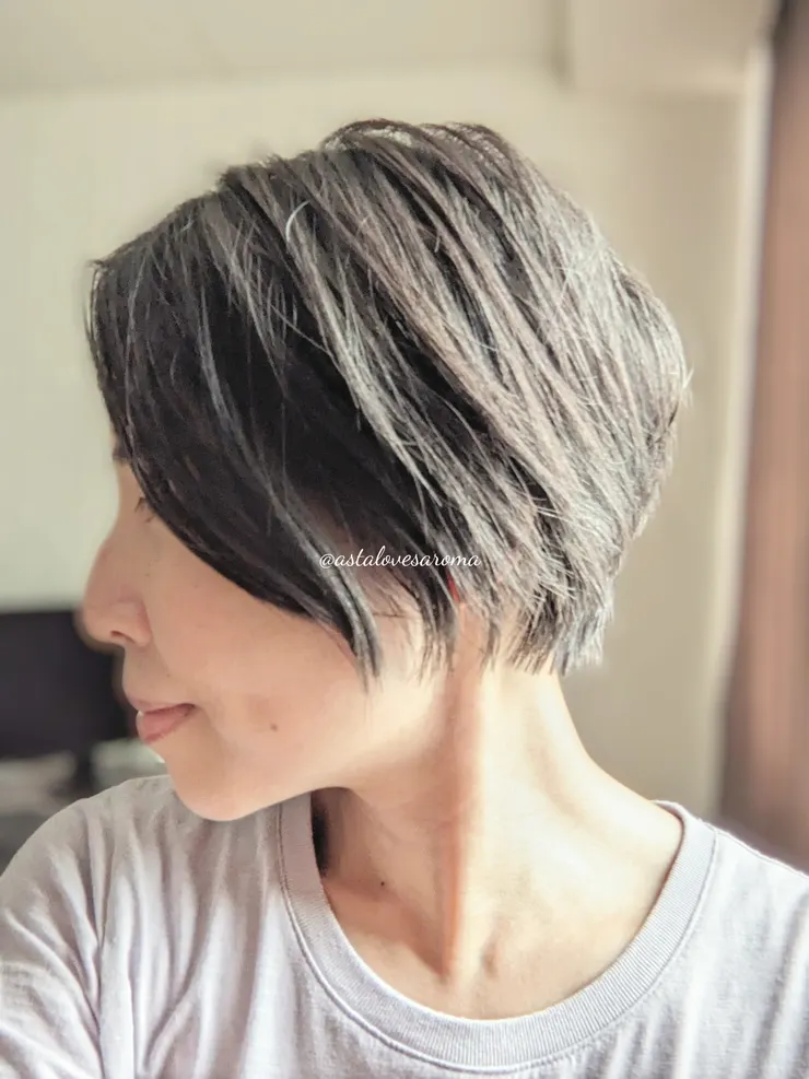 上蘆薈膠造型後