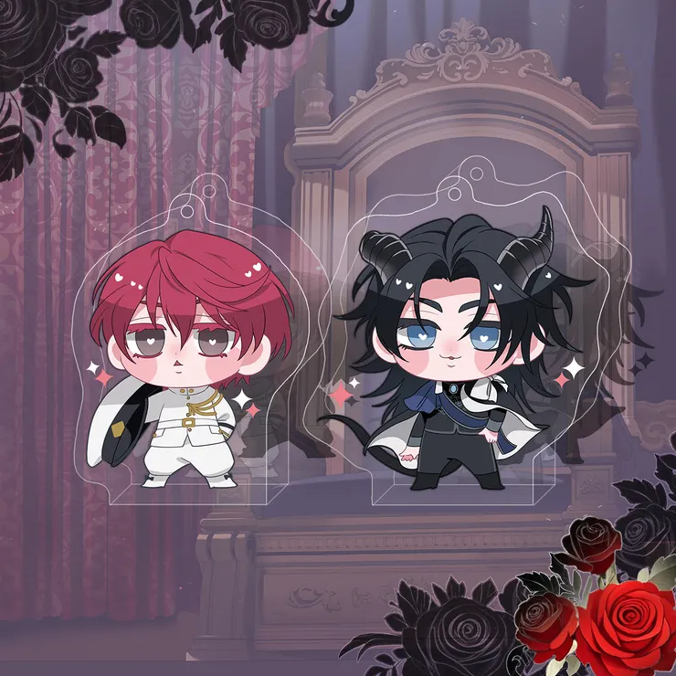 Ｑ版人物厚磚壓克力（4.8x20.8cm）