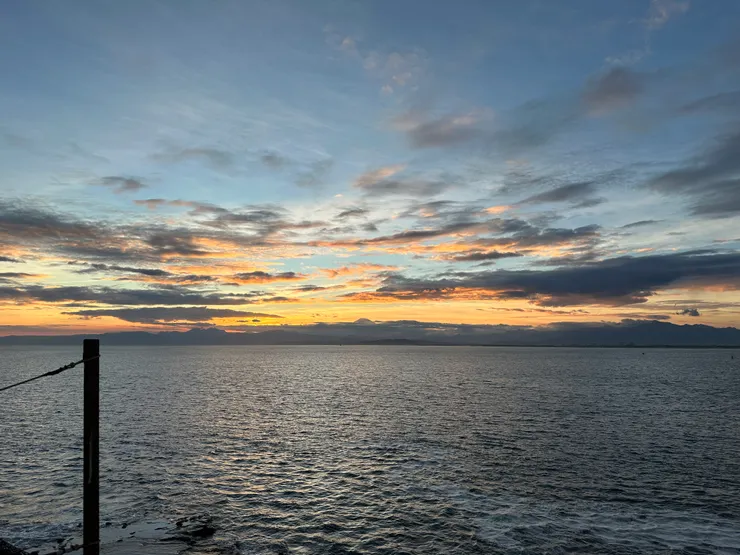 文章縮圖來張美麗的江之島夕陽