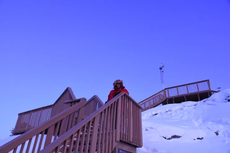 有階梯直上觀景台