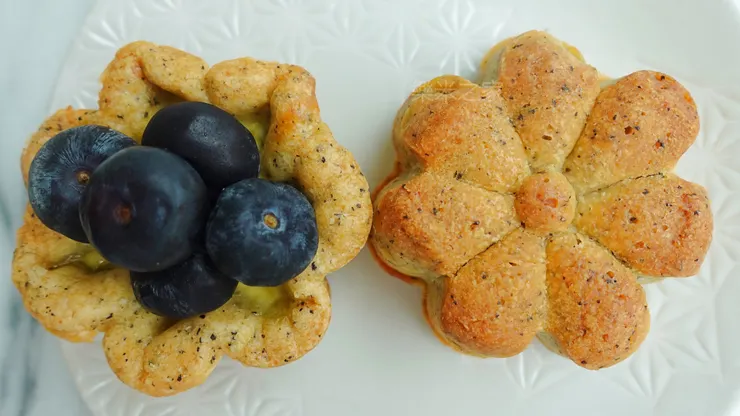 正反面都好看的布丁司康