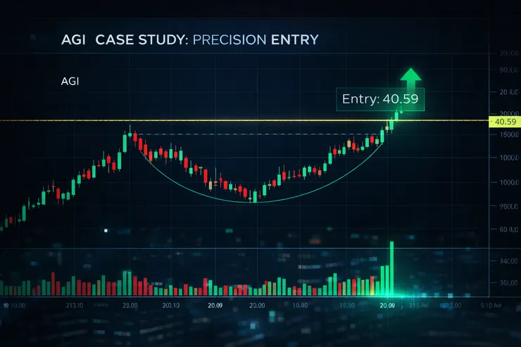 Cup and Handle breakout pattern