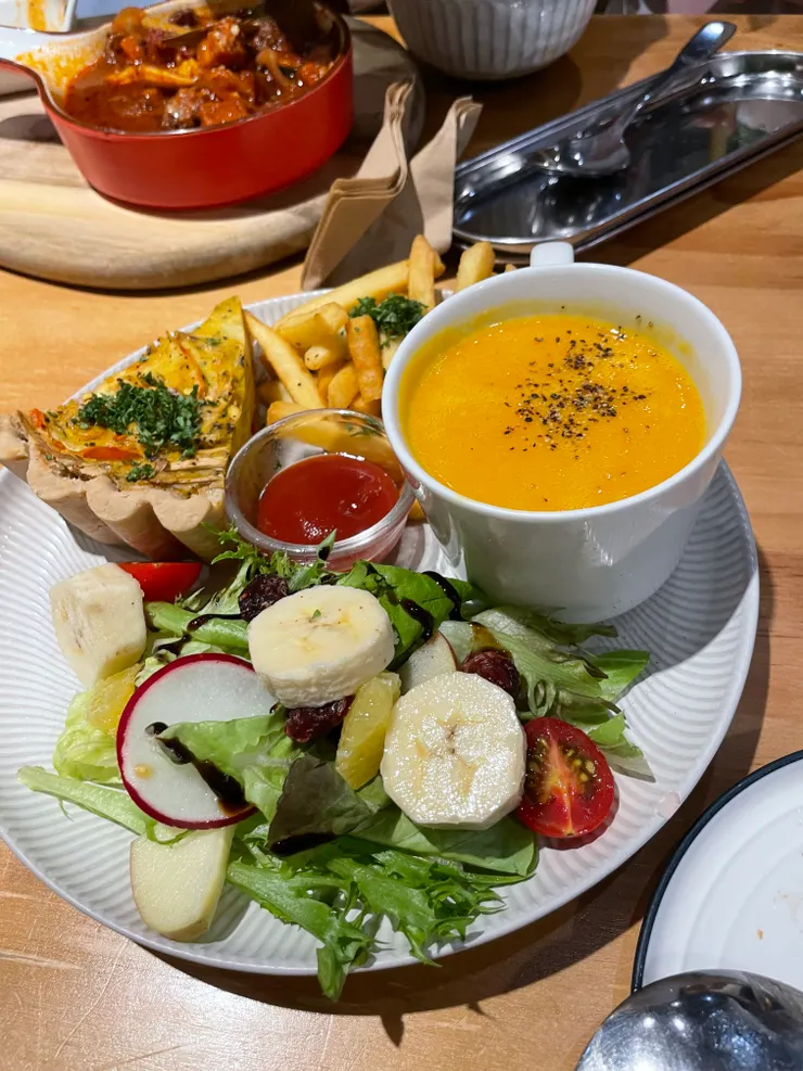 法式鹹派輕食套餐