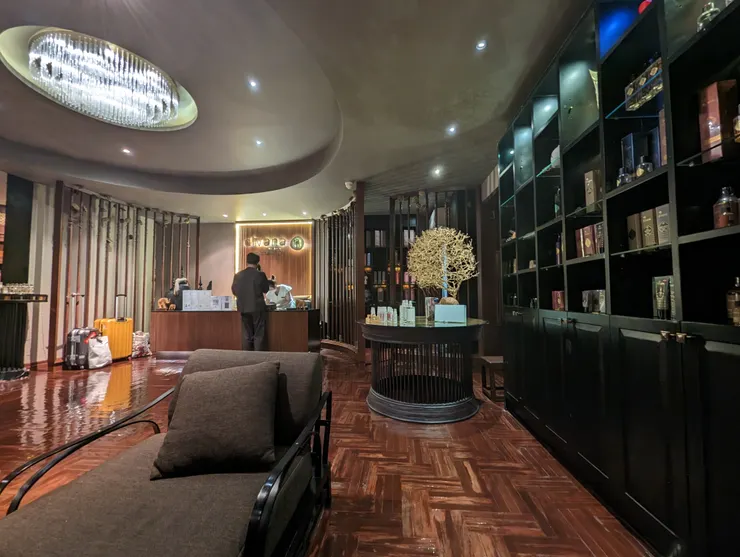 櫃檯環境很典雅。