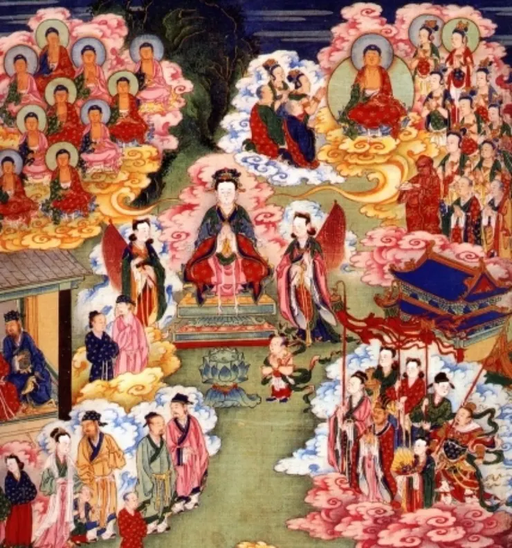 善財童子 拜寂靜音海主夜神