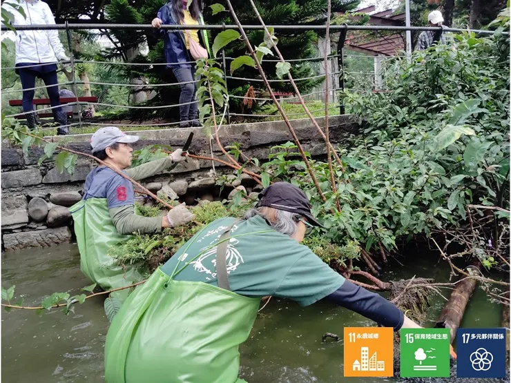 扶整日久而鬆解的島體