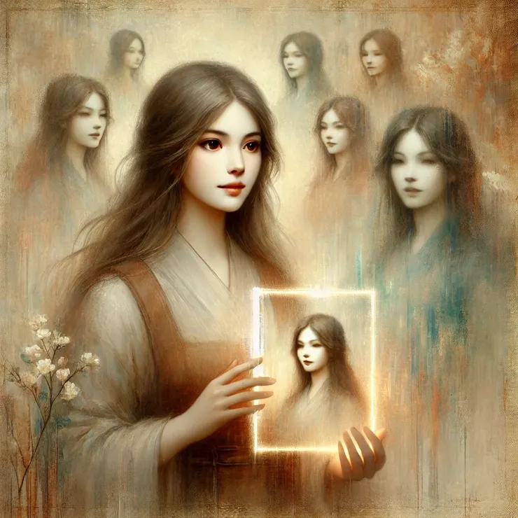 Jane’s process wasn’t alchemy but attunement. She delved into the essence of the blurred colors and strokes, not to sharpen but to weave a narrative that brought clarity.