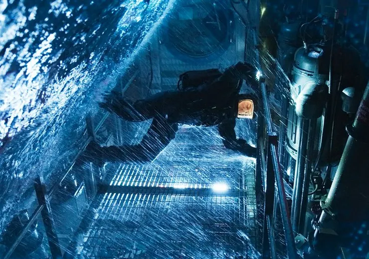 隨著潛艦中的重心翻移,你也會看見影廳內椅子擺來擺去,滿趣味的