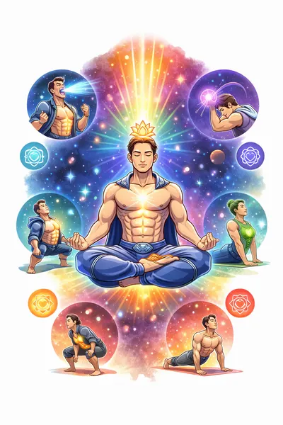 《猛男的七脈輪瑜伽》 