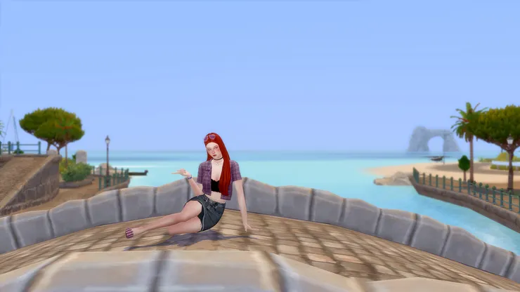 喜歡捏紅髮美女所以是紅髮紫眼，身材有特意拉比較有曲線