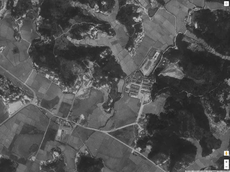 1963年空照圖，今興隆路二段、興德路