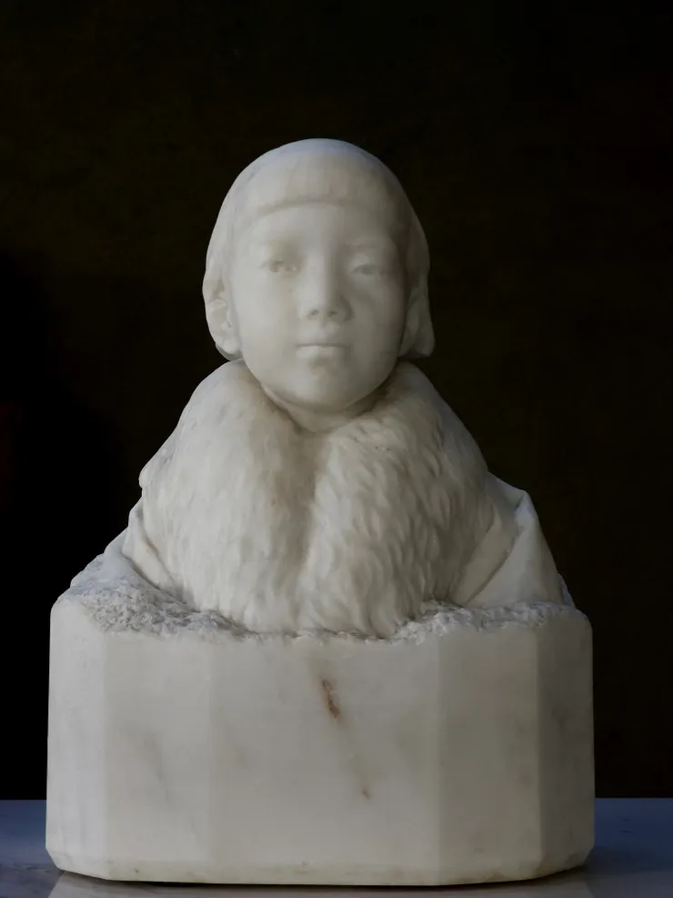 〈少女〉胸像。(原題ひさ子さん,久子小姐)