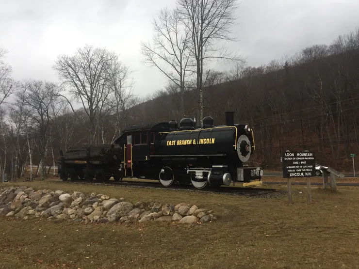 白山曾是伐木業相當興盛的地區，都是用火車載運木材