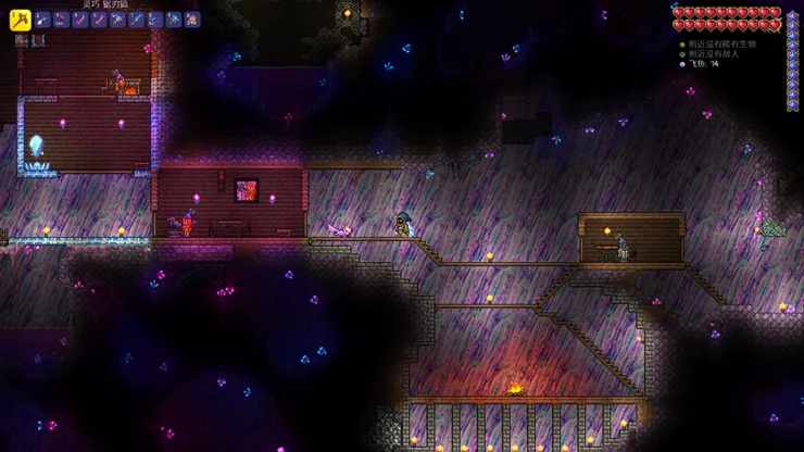 在洞窟中建造基地