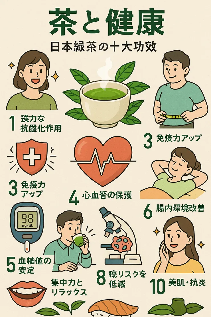 日本綠茶十大功效