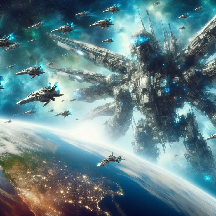 星鏈衛星機甲機器人