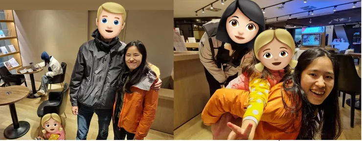 順利在一家人回丹麥前幾天見到面。