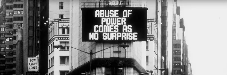 Jenny Holzer|Abuse of power comes as no surprise