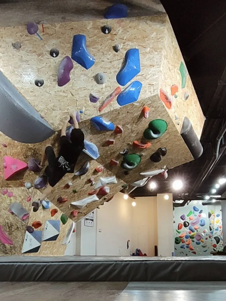 爬到快要收工才想起來,似乎該拍個路線而留下的片段。