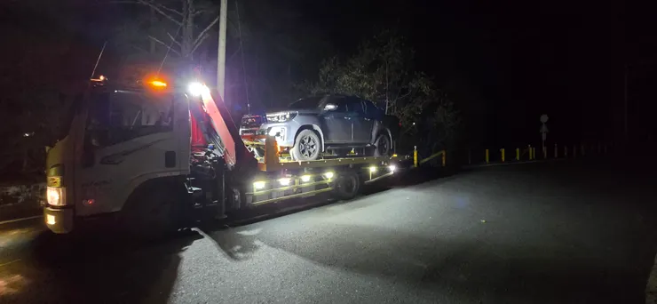 大禹嶺山區道路救援