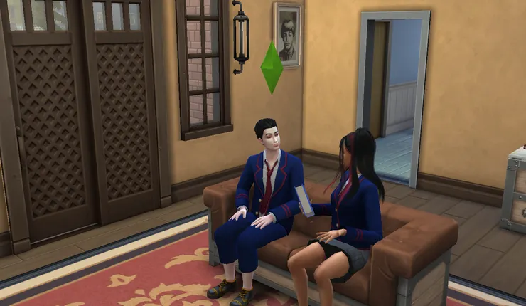 考試日會一起徹夜讀書 =v=