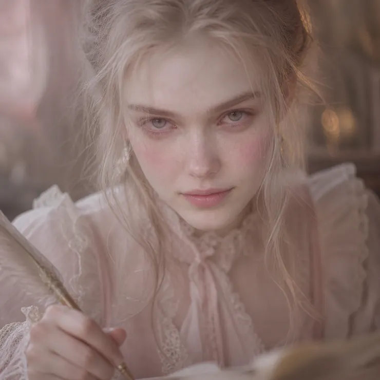Jane worked by touch. She stretched threads between iron hooks, waiting until the air trembled. 