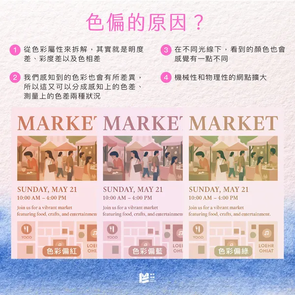 印刷品質管理的多面向挑戰，以及我們的解決方案 - 色偏原因