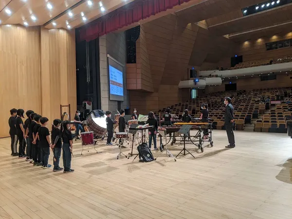 台東市馬蘭國小兒童樂隊打擊組　參加全國音樂比賽