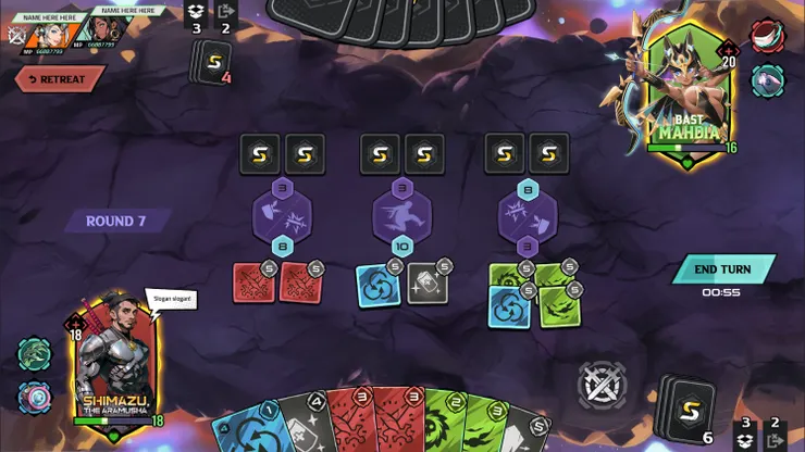 《追尋者聯盟》卡片戰鬥系統最終版開發中畫面