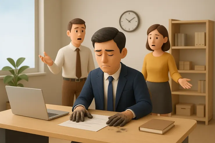 那雙不沾灰的手