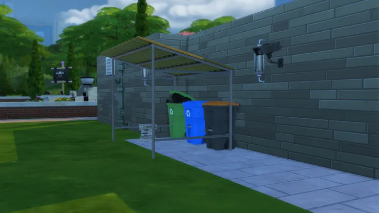 垃圾場設在洗手間旁邊也很正常，同類的東西放在一起。