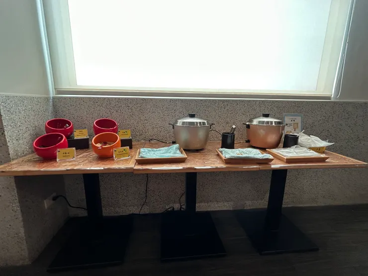 可以自助用飯糰