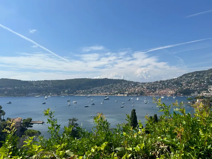 在羅斯柴爾德花園別墅俯瞰南法海景 | photo by the author