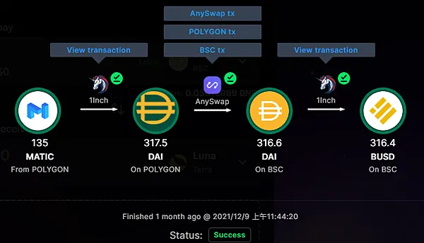 跨鏈橋｜ Rango Exchange 我的第一次跨鏈體驗 POLYGON鏈 to BSC鏈