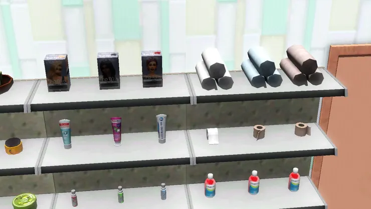 放在頂部的通常較大和少人購買，但還是偶然有人會找，便利店要方便他們。