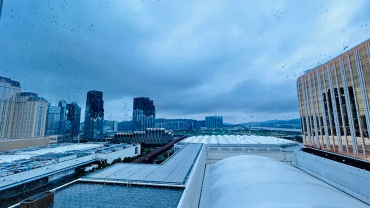 早上7:30從房間看出去的景色