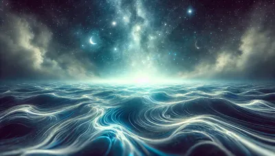 水充滿洋海般的阿卡西akasha