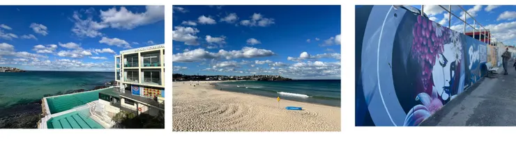 Bondi Beach 吸引我的反而是繽紛又有生命力的壁畫。